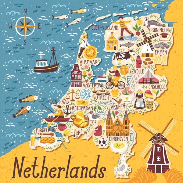 مراحل گرفتن ویزای هلند