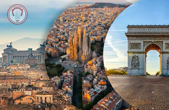 تور ویژه پاریس-بارسلون-رم 6 barcelon-rome-paris